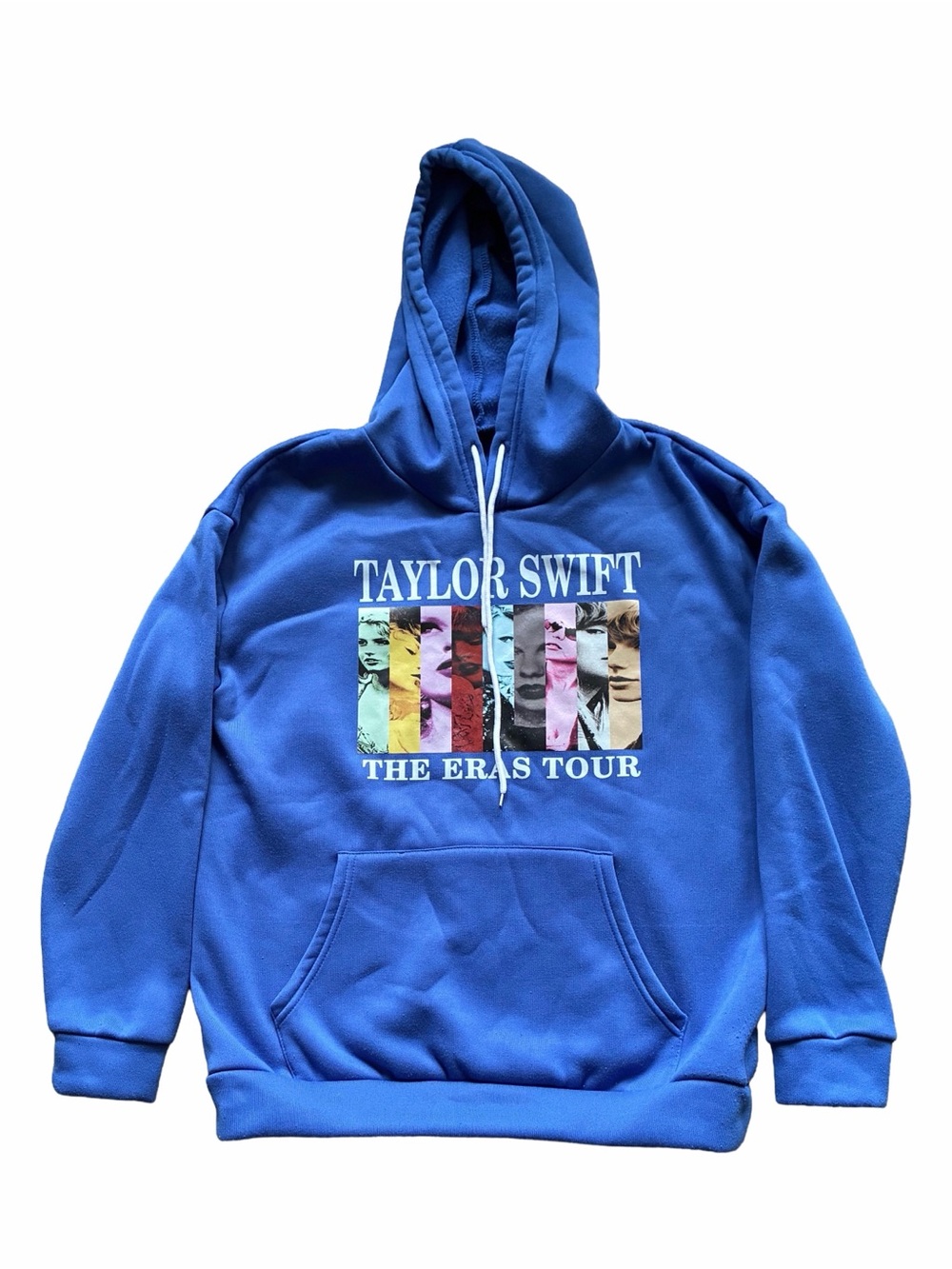 Taylor Swift Eras Tour Hoodie Unisex Royal Blue Swiftie Hoodie Medium
